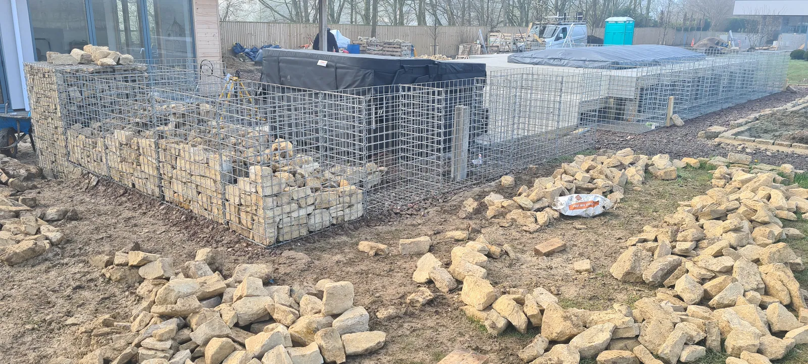 Modern Extension with Gabion Walls – photo 4