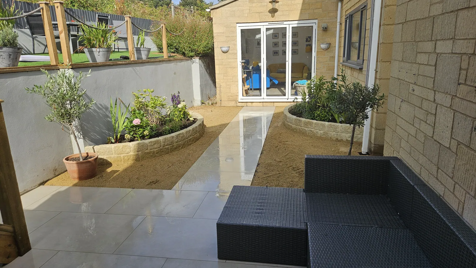 Landscaped garden by Parsons Construction