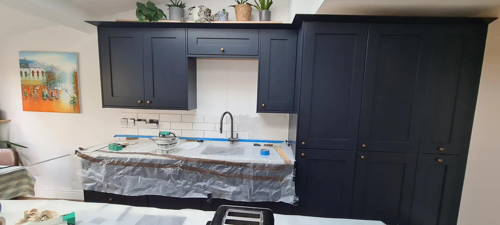 Navy Shaker Kitchen Renovation – photo 5